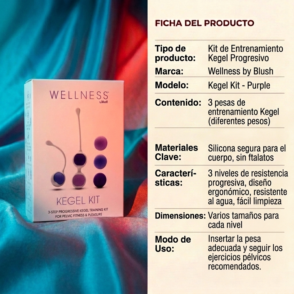 Blush Wellness Kegel Training Kit - Purple