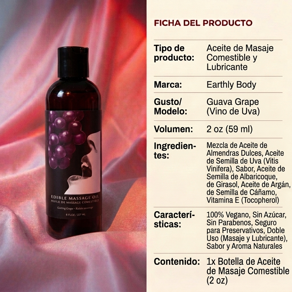 Earthly Body Edible Massage Oil