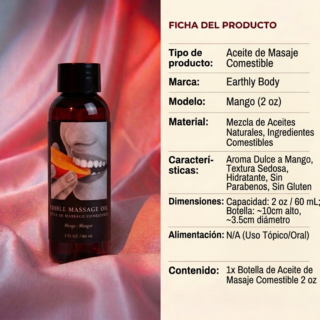Earthly Body Edible Massage Oil