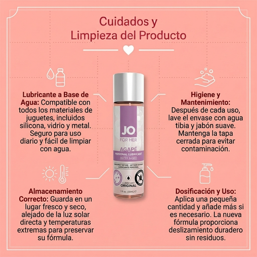 JO Agape - Original Lubricant 1 oz