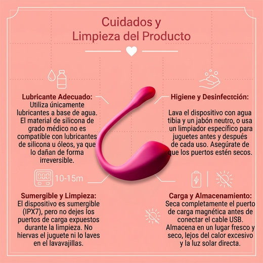 Lovense Lush 2.0 Sound Activated Vibrator - Pink