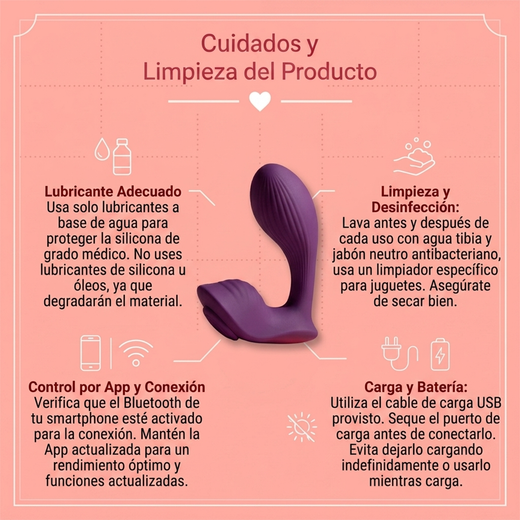 Pretty Love Franz Magnetic App-Controlled Panty Vibe - Purple