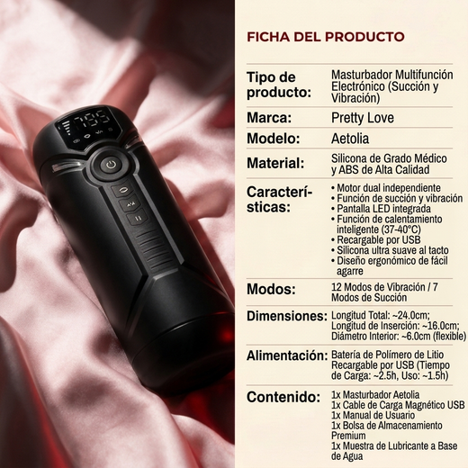 Pretty Love Multifunction Masturbator - Aetolia