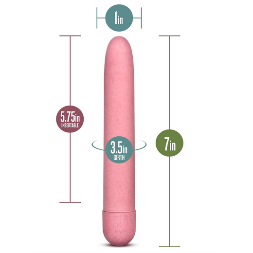 Blush Gaia Biodegradable Vibrator Eco - Coral