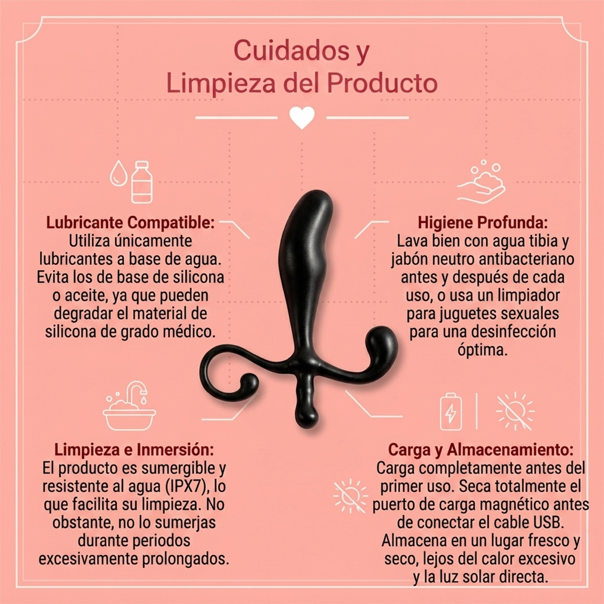 Blush Performance Prostate Massager - Black