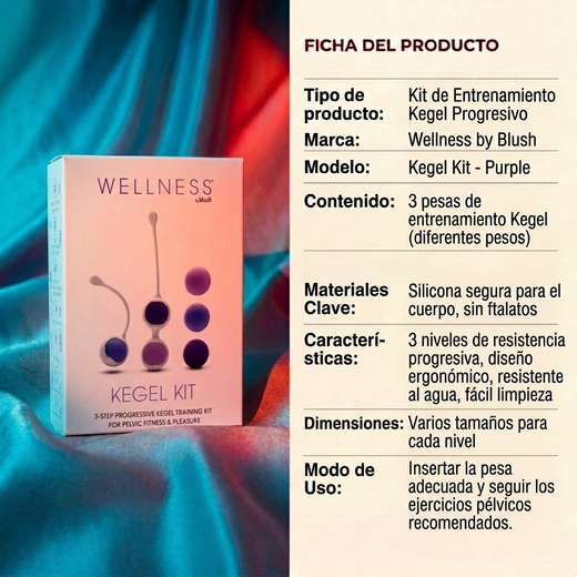 Blush Wellness Kegel Training Kit - Purple