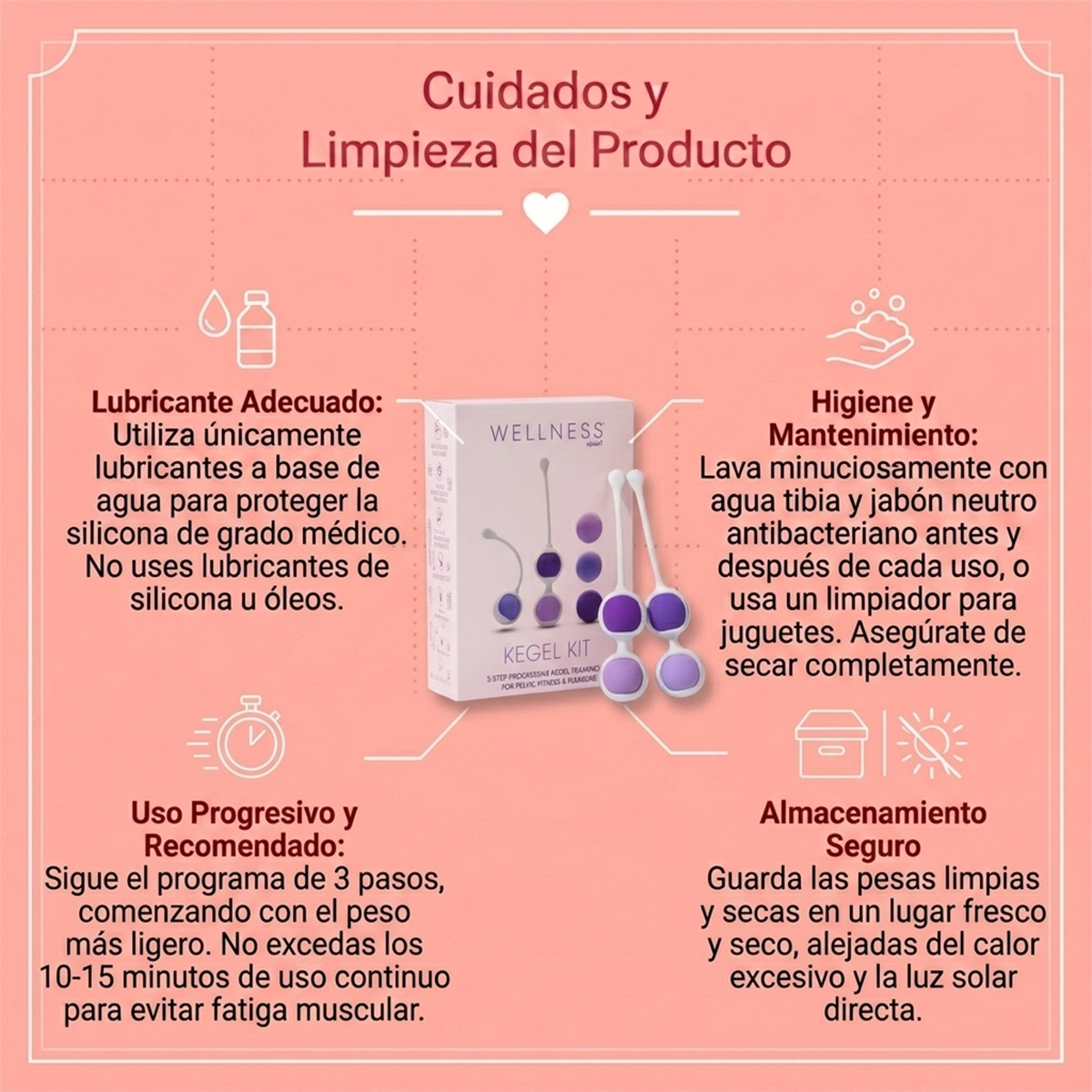 Blush Wellness Kegel Training Kit - Purple