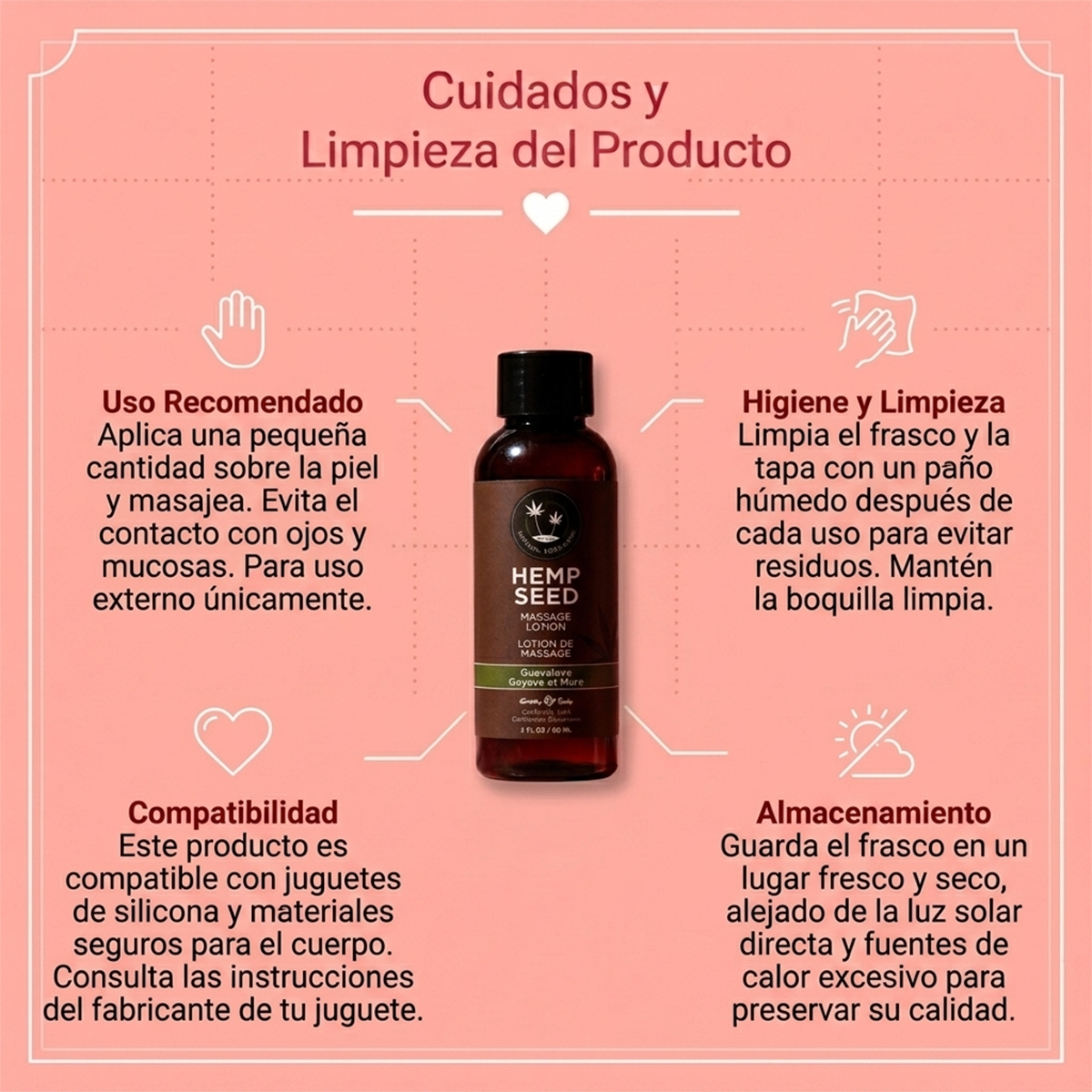 Earthly Body Hemp Seed Massage Lotion