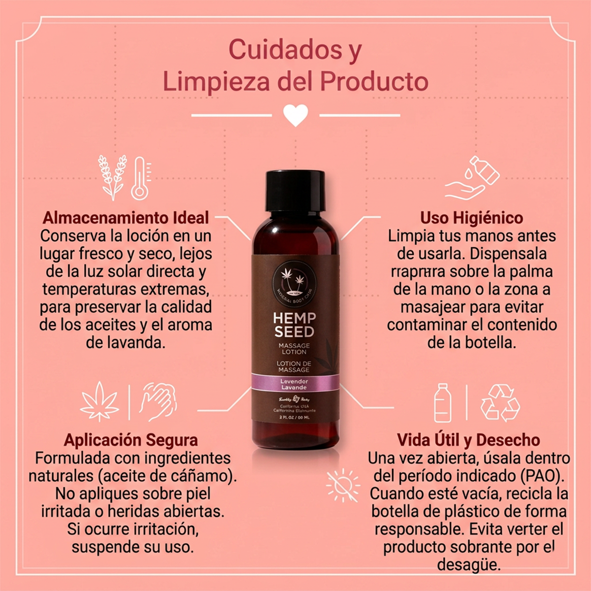 Earthly Body Hemp Seed Massage Lotion