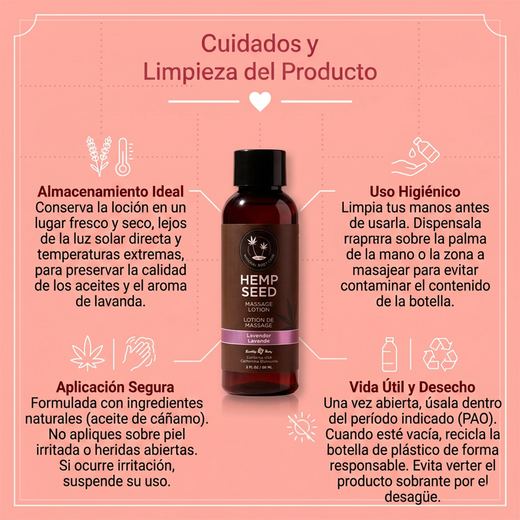 Earthly Body Hemp Seed Massage Lotion