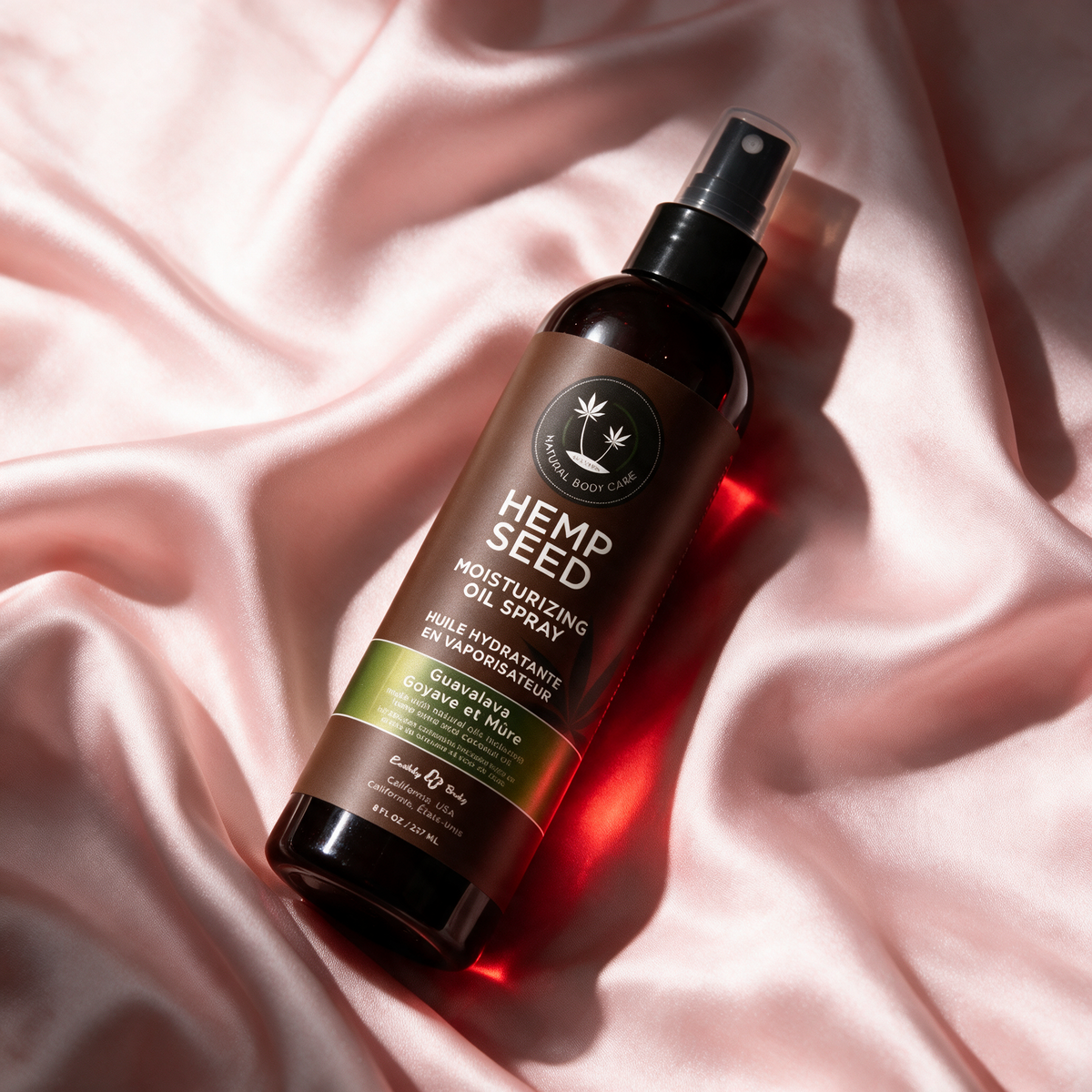 Earthly Body Moisturizing Oil Spray - 8 oz Guavalava