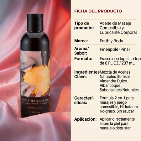 Earthly Body Edible Massage Oil