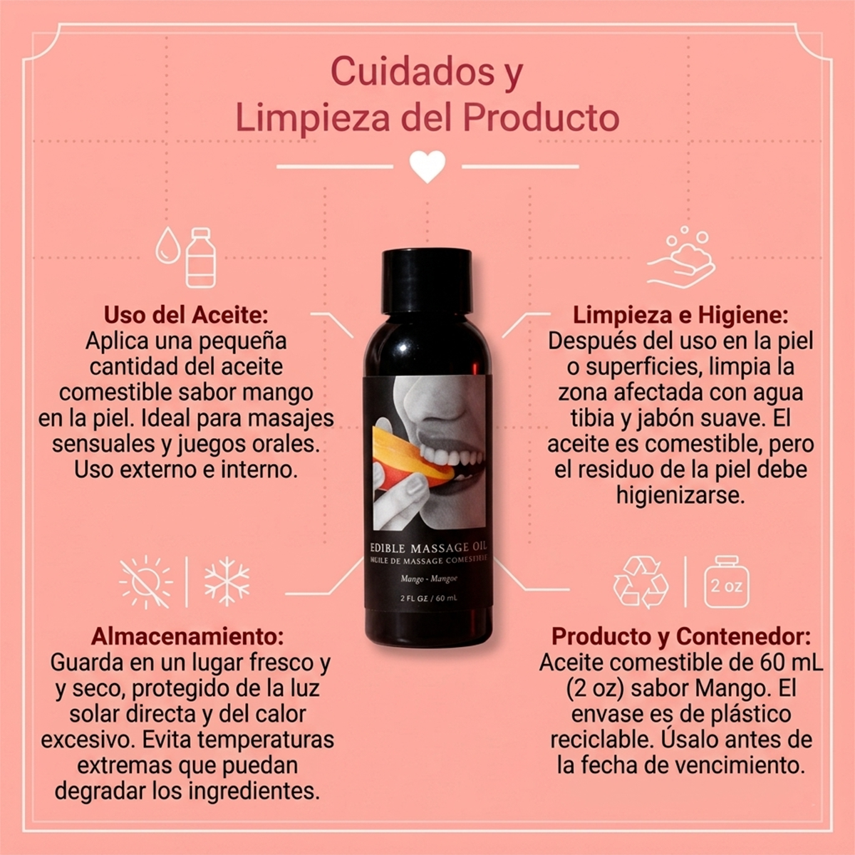 Earthly Body Edible Massage Oil