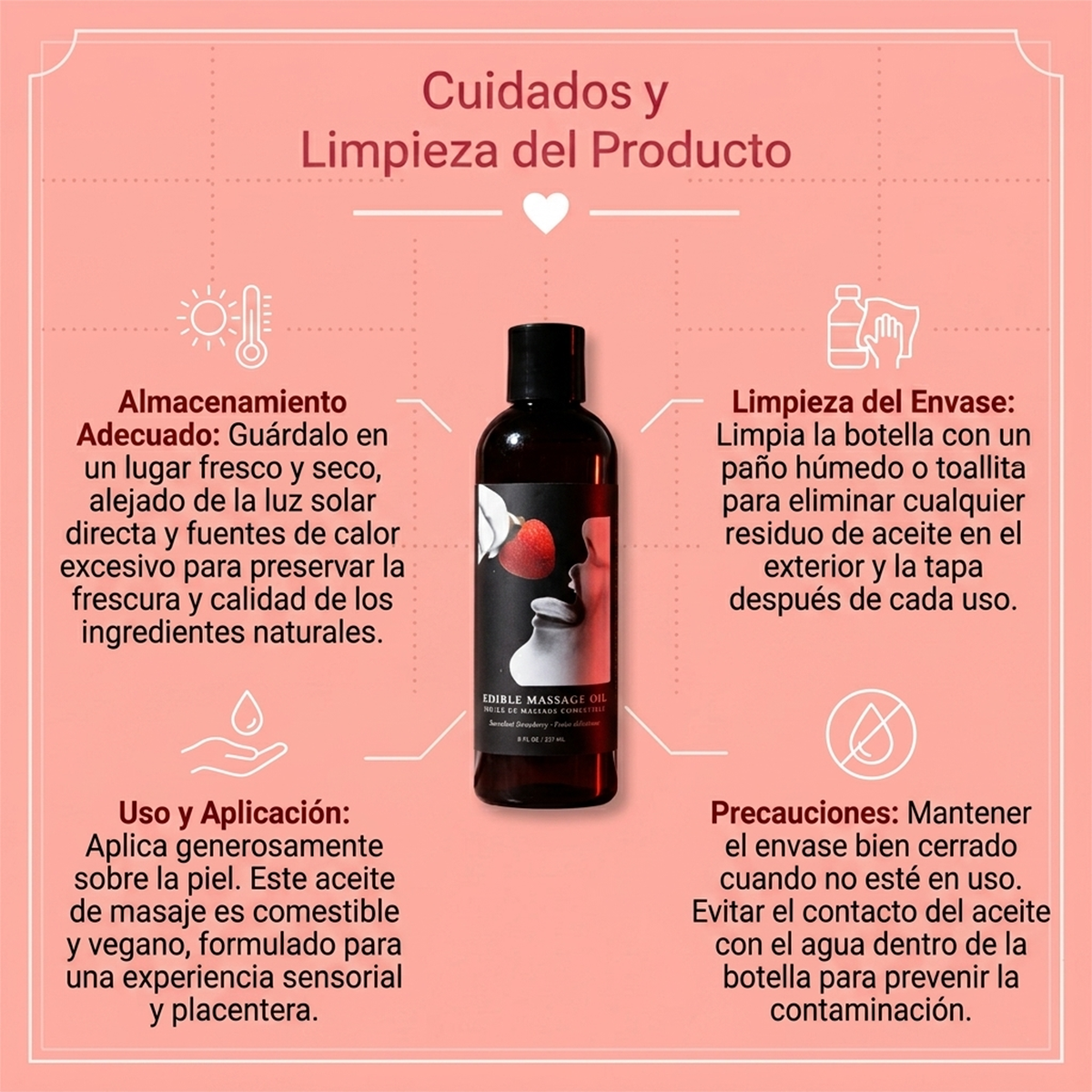 Earthly Body Edible Massage Oil