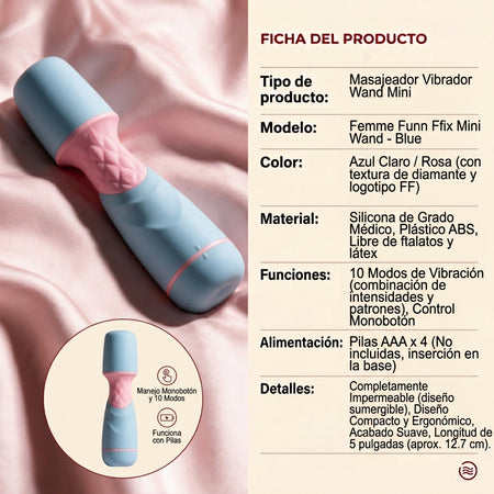 Femme Funn Ffix Mini Wand - Blue