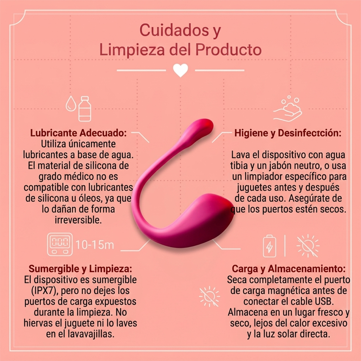 Lovense Lush 2.0 Sound Activated Vibrator - Pink