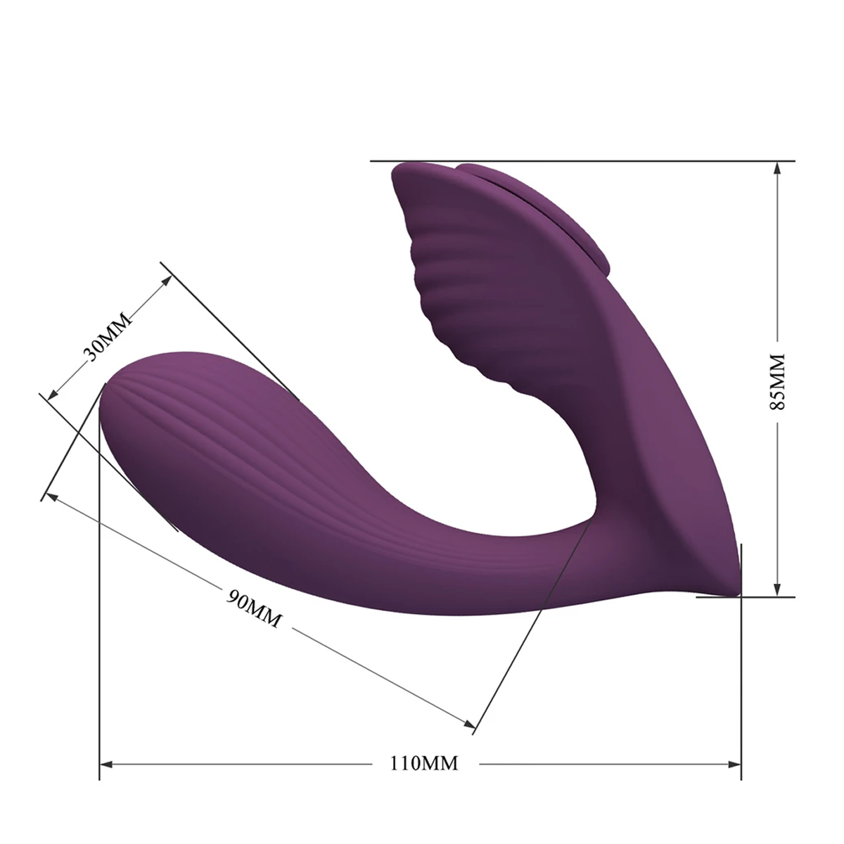 Pretty Love Franz Magnetic App-Controlled Panty Vibe - Purple