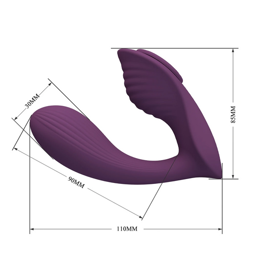Pretty Love Franz Magnetic App-Controlled Panty Vibe - Purple