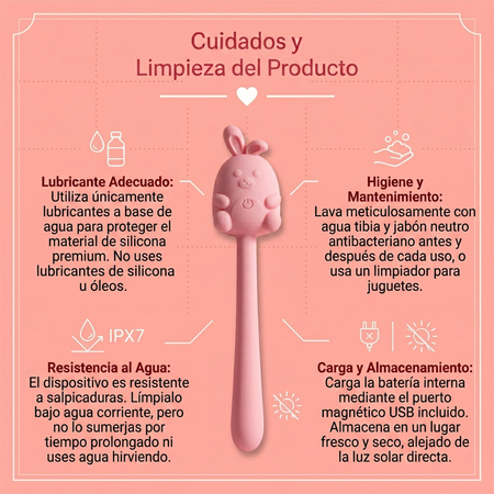 Pretty Love Cute Bunny Flirting Stick - Pink