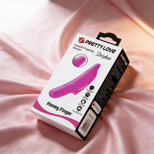 Pretty Love Dolphin Finger Vibe - Purple