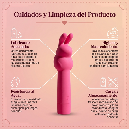 Pretty Love Gerardo Bunny Vibrator - Hot Pink