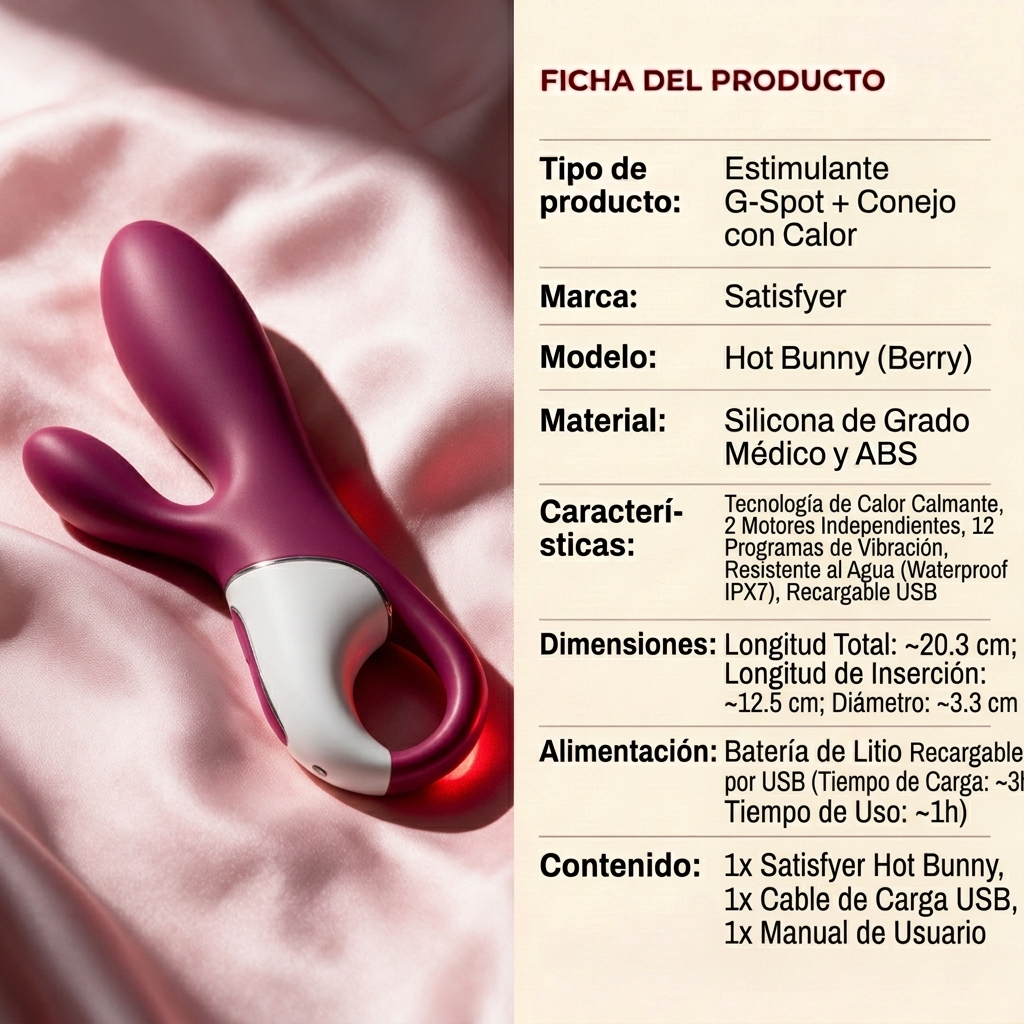 Satisfyer Hot Bunny - Berry