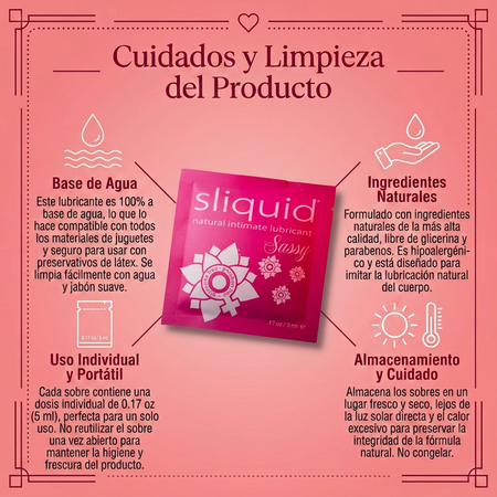Sliquid Naturals Sassy Pillows - .17 oz