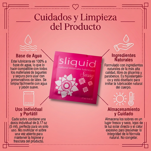Sliquid Naturals Sassy Pillows - .17 oz