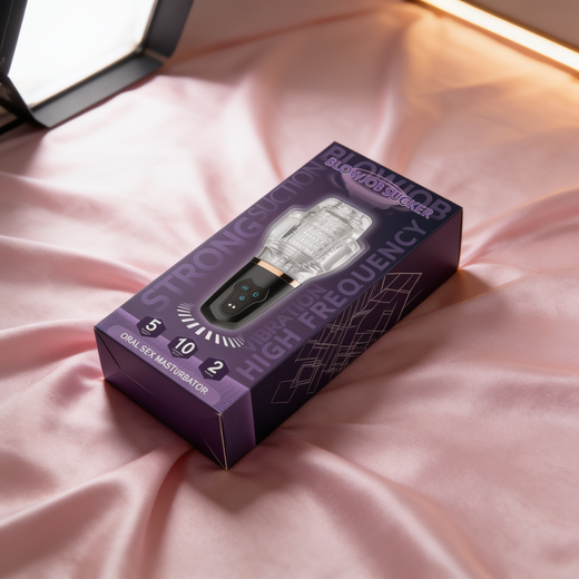 Sucking & Vibrating Blowjob Sucker - Black